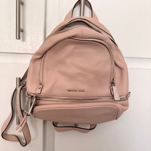 MICHAE KORS RHEA PINK BACKPACK - Picture 1 of 5